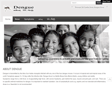 Tablet Screenshot of dengue.lk